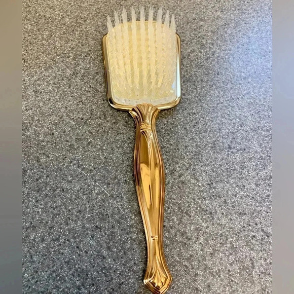 Vintage Gold Tone 5 Piece Vanity Set Complete Never Used - Picture 6 of 11